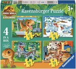Jurassic World Explorers 4 in a Box Puzzle