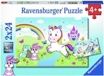 Fairytale Unicorn Puzzles 2x24 pcs