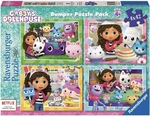 Gabby's Dollhouse Bumper Puzzle Pack 4x42pc