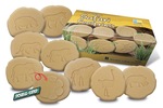 Let's Investigate Tactile Stones - Safari Footprints