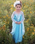 Ice Queen Dress with Cape