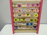 Large Alphabet Abacus - Red
