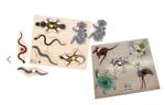 Aboriginal Animal Peg Puzzle #1
