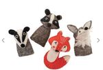 Felt Finger Puppets - Woodland Animals