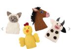 Felt Finger Puppets - Farm Animals
