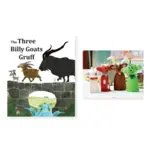 3 billy goats Gruff + book