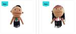 Maori Hand Puppets set of 3 + book