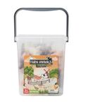 Tub of Farm Animals