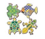 Aboriginal Art Table Puzzles - Frog