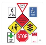 Road Sign Puzzles set (9)