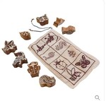 Garden Block Print Stamps (8)