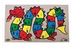 Dragon numbers Peg Puzzle 1-20