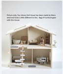 Doll House - Wooden + Furniture