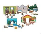 Happy Architect Animals in their Habitat