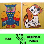 Owl & Dog Peg Puzzle