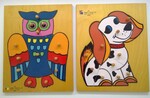 Owl & Dog Peg Puzzle
