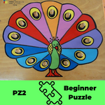 Peacock Peg Puzzle