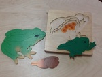 Layered Frog Puzzle