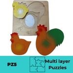Layered Chicken Puzzle