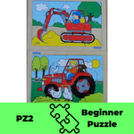 Bulldozer & Tractor Puzzles
