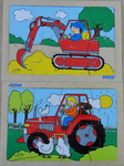 Bulldozer & Tractor Puzzles