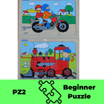 Train & Motorbike Puzzles