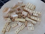 Wooden Build Em Blocks