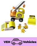 Build Construction Trucks Set 3