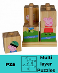 Peppa Pig Wooden Stacking Puzzle