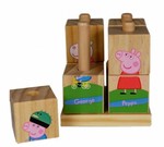 Peppa Pig Wooden Stacking Puzzle