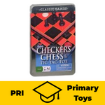 Checkers Chess & Tic-Tac-Toe Games