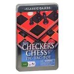 Checkers Chess & Tic-Tac-Toe Games