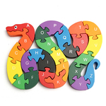 Alphabet Number Puzzle Snake
