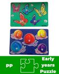 Butterfly & Snail Puzzle Pack