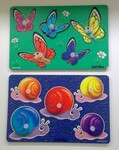 Butterfly & Snail Puzzle Pack