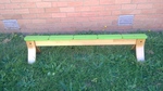 Wooden Balance  Beam Green