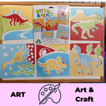 Dinosaur Stencil Set