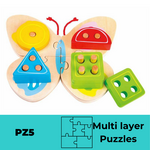 Sort & Stack Butterfly Puzzle