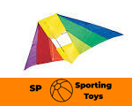 Large Rainbow Trapezoidal Kite