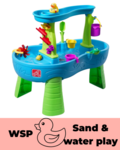 Rain Showers Splash Pond Water Table