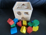 Shape sorting cube