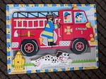 Fire Truck Wooden Puzzle Melissa & Doug