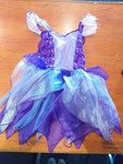 Purple Fairy dress with wings (Size 3)