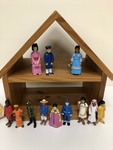 Block Play People and Dolls house 
