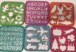 Tupperware Stencil Set