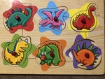 Dinosaur Peg Puzzle