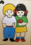 boy and girl puzzle