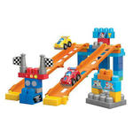 MegaBlocks fast track raceway