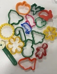 Playdough shape cutters