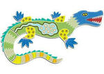 Tuzzles Aboriginal inspired art crocodile puzzle